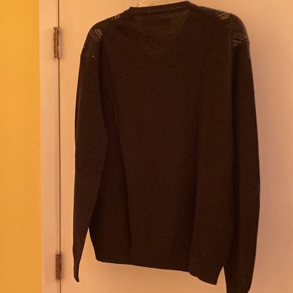 Perry Ellis Men V Neck Sweater Black size Large - Picture 3 of 7